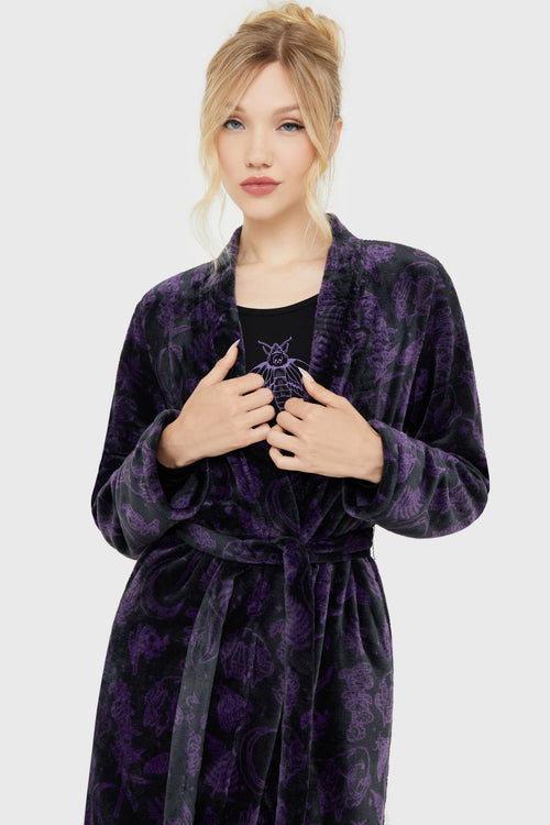 Killstar Midnight Moth Robe