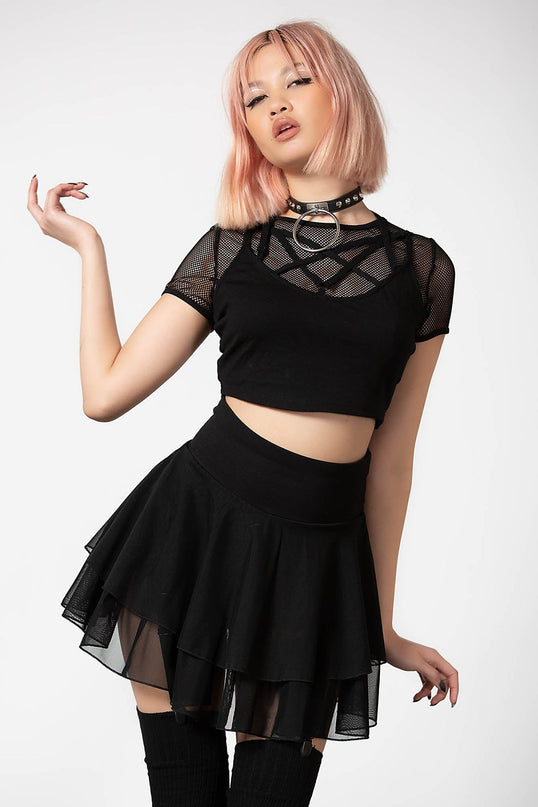 Killstar Yasumi Mesh Skirt