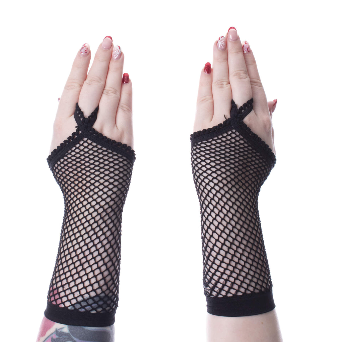 Poizen Industries Nattie Mesh Gloves | Black