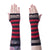 Poizen Industries Striped Mesh Gloves | Red / Black