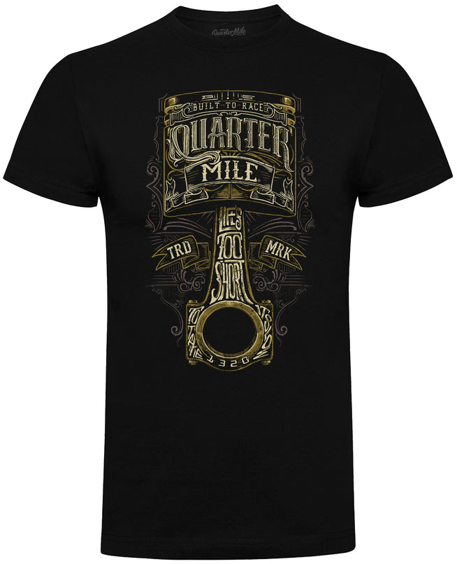 Quarter Mile Life's Too Short T-Shirt | Black