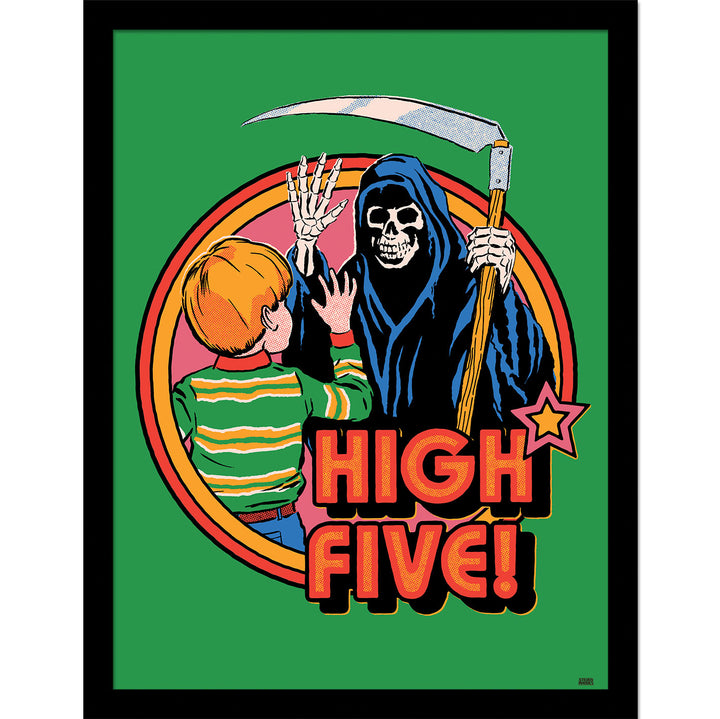 Steven Rhodes High Five Framed Print