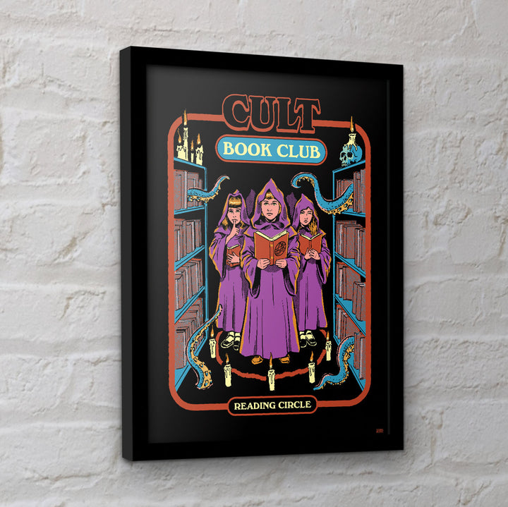 Steven Rhodes Cult Book Club Framed Print