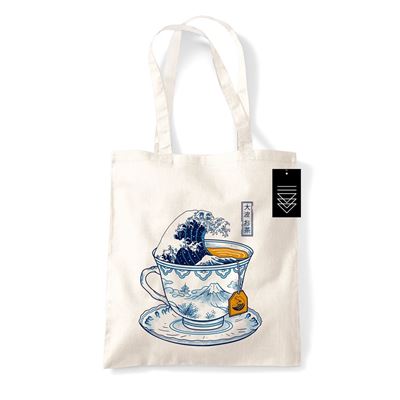Vincent Trinidad Tote Bag | The great Kanagawa Tea