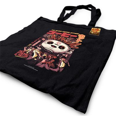 Illustrata Tote Bag | Black Coffee Attack