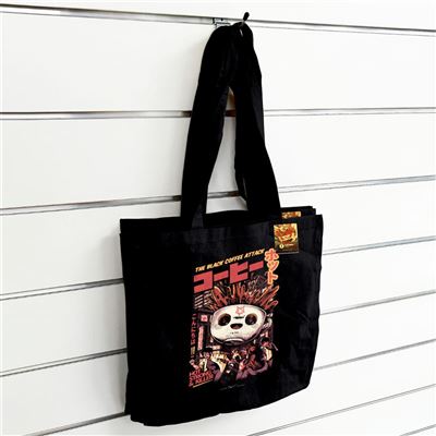 Illustrata Tote Bag | Black Coffee Attack