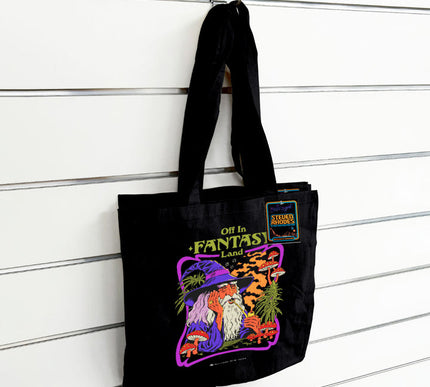 Steven Rhodes Tote Bag Off In Fantasy Land