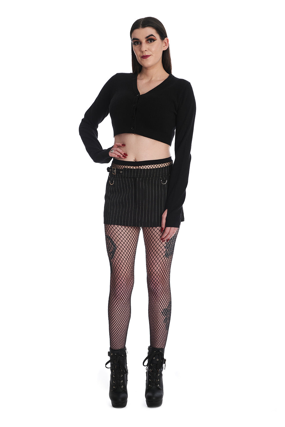 Banned Apparel Darina Pinstripe Mini skirt