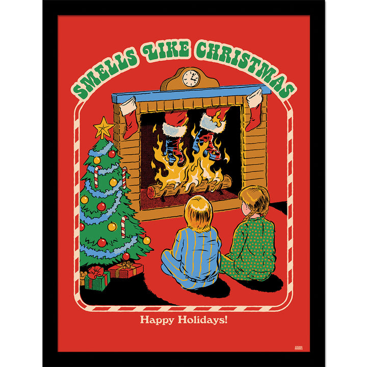 Steven Rhodes Smells like Christmas Framed Print
