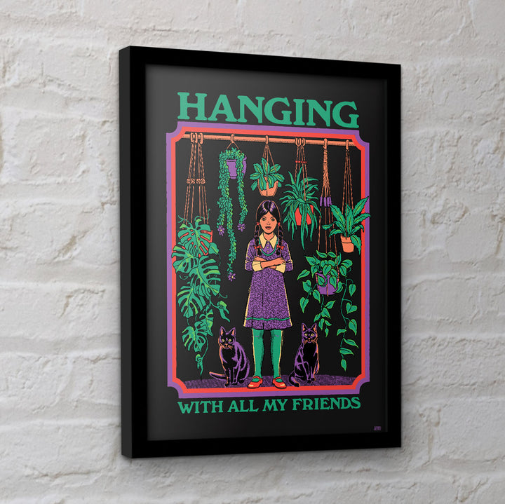 Steven Rhodes Hanging With All My Friends Framed Print