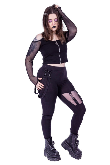 Chemical Black Lyra Leggings | Black