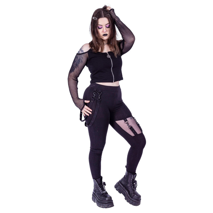 Chemical Black Lyra Leggings | Black