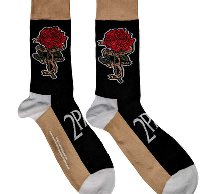Tupac Socks | Rose