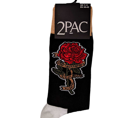 Tupac Socks | Rose