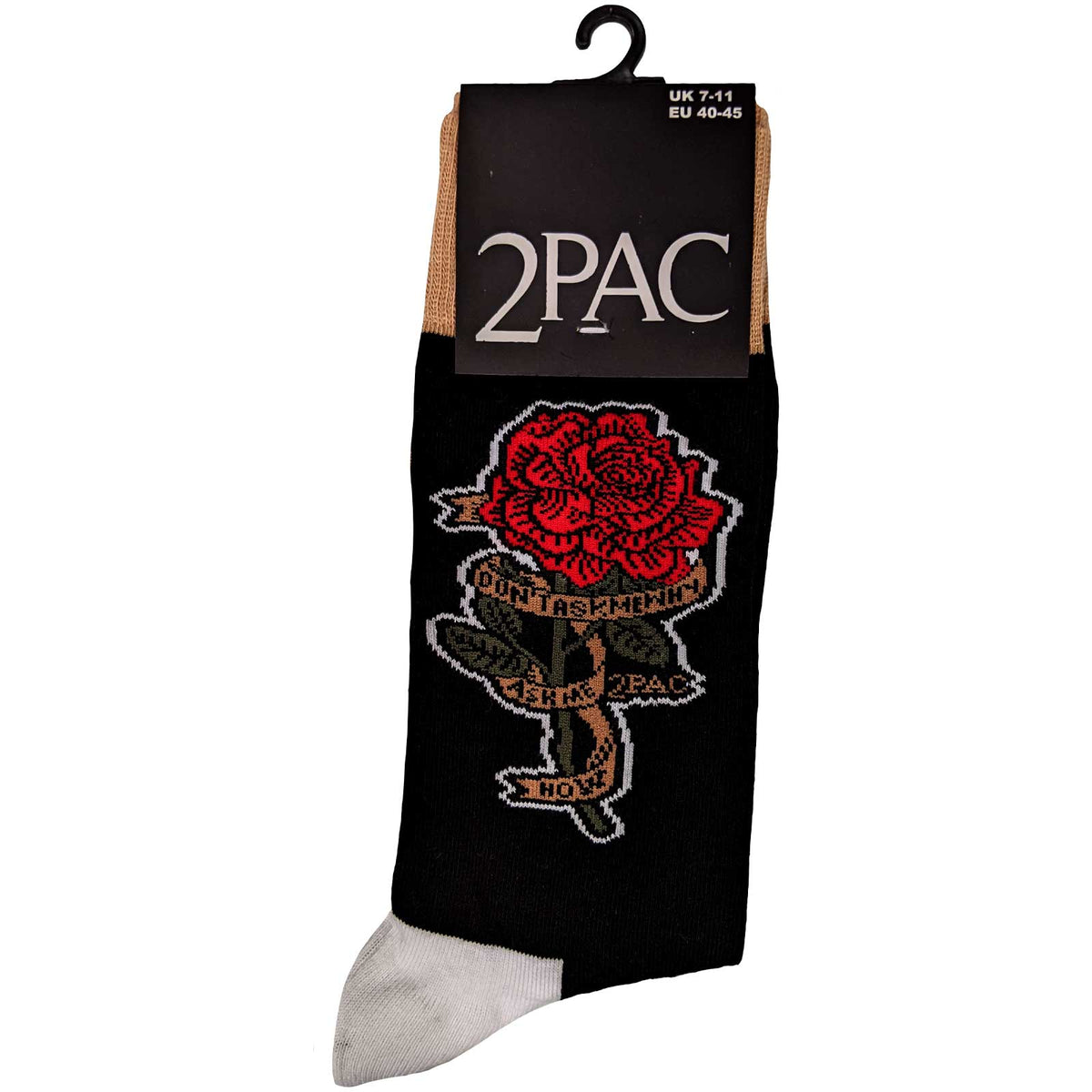 Tupac Socks | Rose