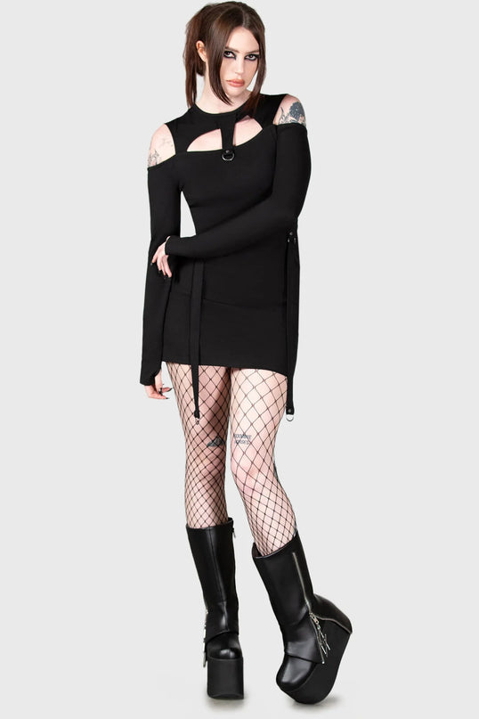 Killstar Sulphur Glow Mini Dress