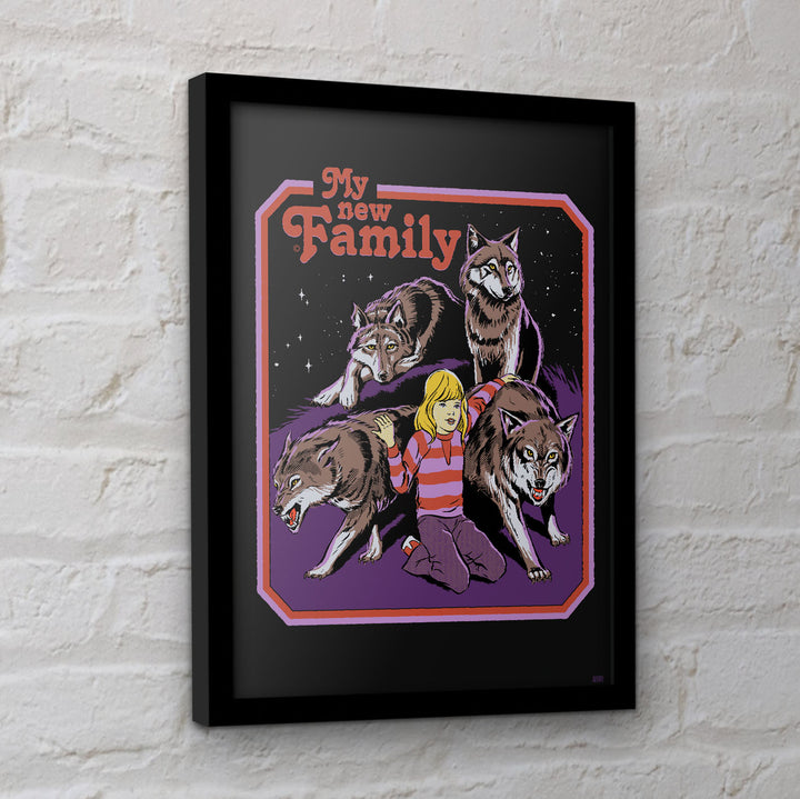 Steven Rhodes My New Family Framed Print