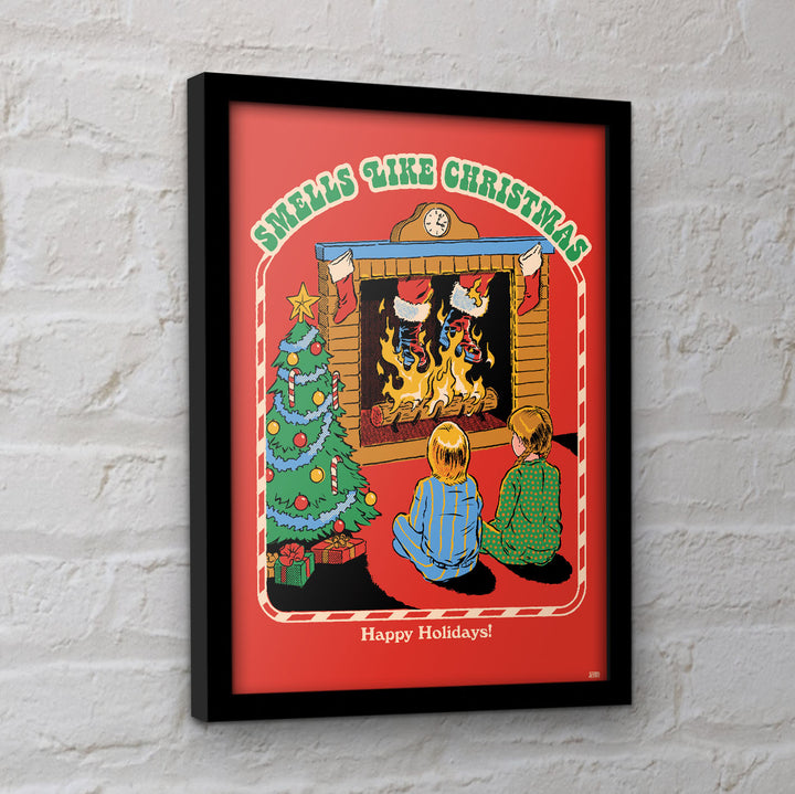 Steven Rhodes Smells like Christmas Framed Print