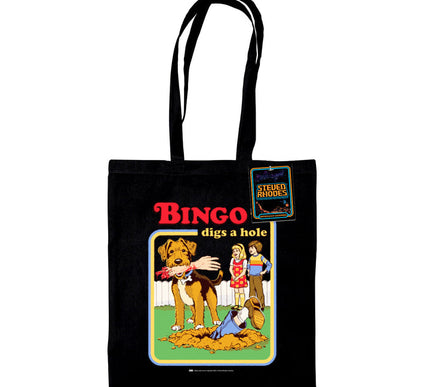 Steven Rhodes Tote Bag Bingo Digs A Hole