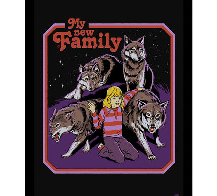 Steven Rhodes My New Family Framed Print