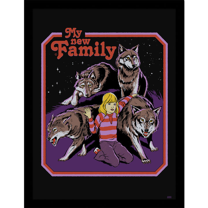 Steven Rhodes My New Family Framed Print