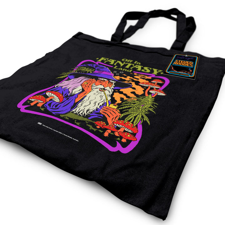 Steven Rhodes Tote Bag Off In Fantasy Land