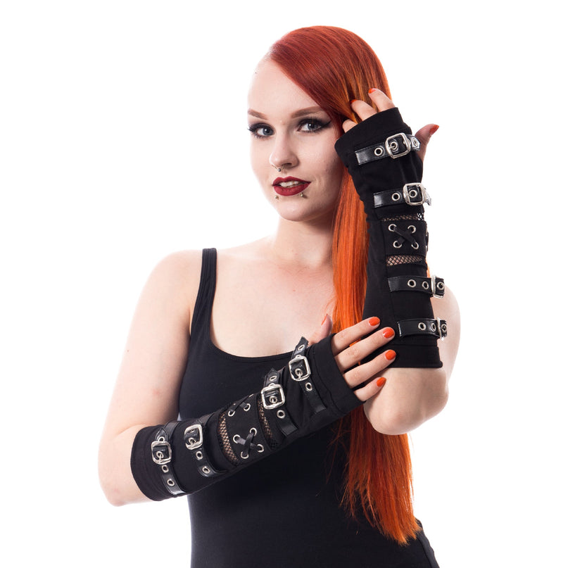 Poizen Industries Riot Armwarmers | Black