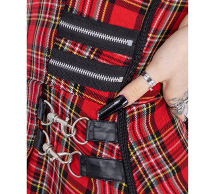 Heartless Kyla Dress | Red Tartan