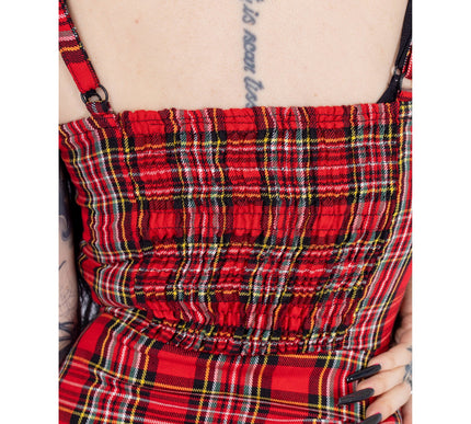 Heartless Kyla Dress | Red Tartan