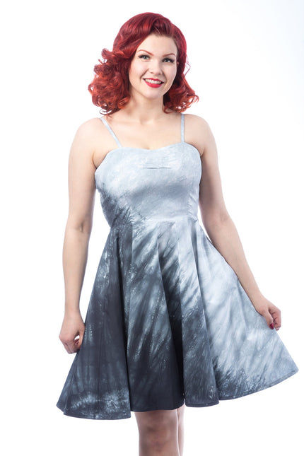Rockabella Lani Dress | Grey / White