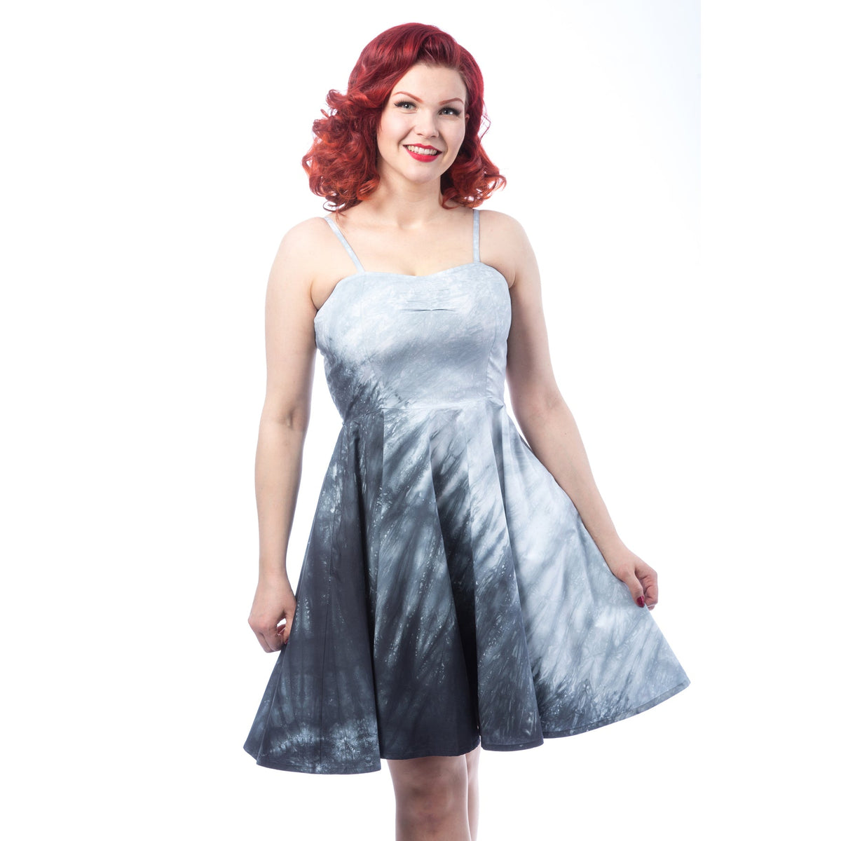 Rockabella Lani Dress | Grey / White