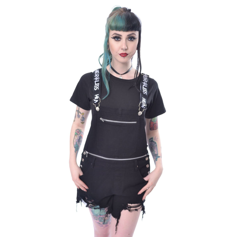 Heartless Leonora Dungarees | Black