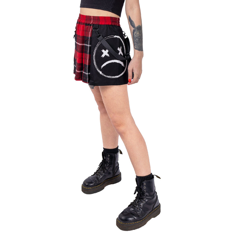 Heartless Souless Skirt | Red Check