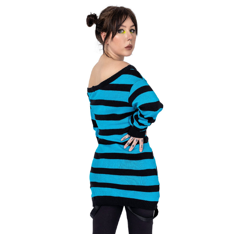 Poizen Industries Camden Top | Blue / Black
