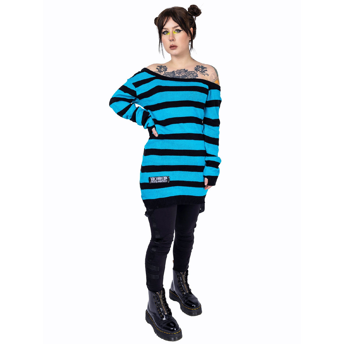 Poizen Industries Camden Top | Blue / Black