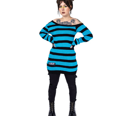 Poizen Industries Camden Top | Blue / Black