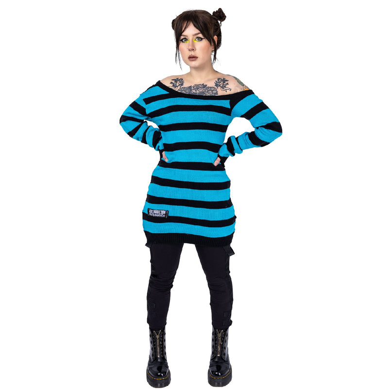 Poizen Industries Camden Top | Blue / Black