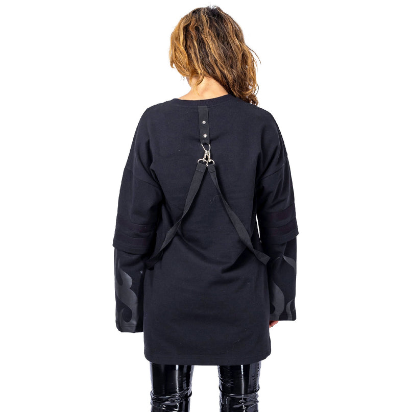 Heartless Flamethrower Top | Black