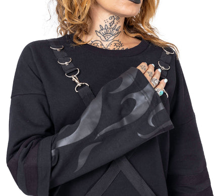 Heartless Flamethrower Top | Black