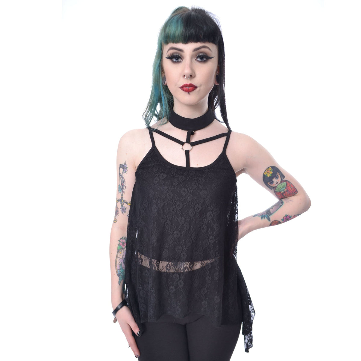 Vixxsin Selena Top | Black