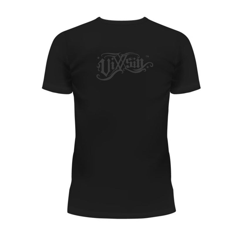 Vixxsin Wing Skull Thorn T-Shirt | Black