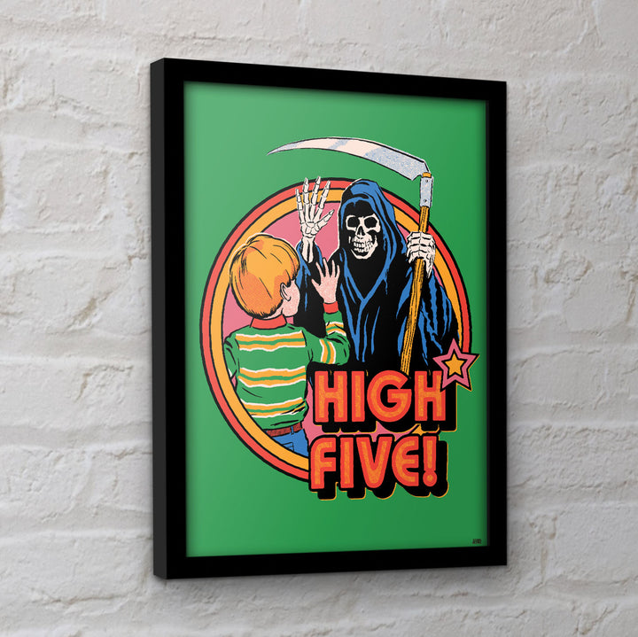 Steven Rhodes High Five Framed Print