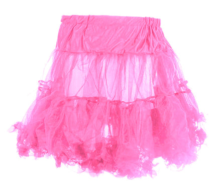 Poizen Industries Chor Midi Petitcoat Skirt | Dark pink