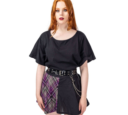 Heartless Everleigh Skirt | Grey/Purple