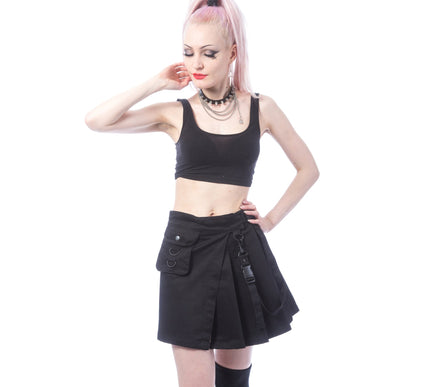 Chemical Black Infinity Skirt | Black