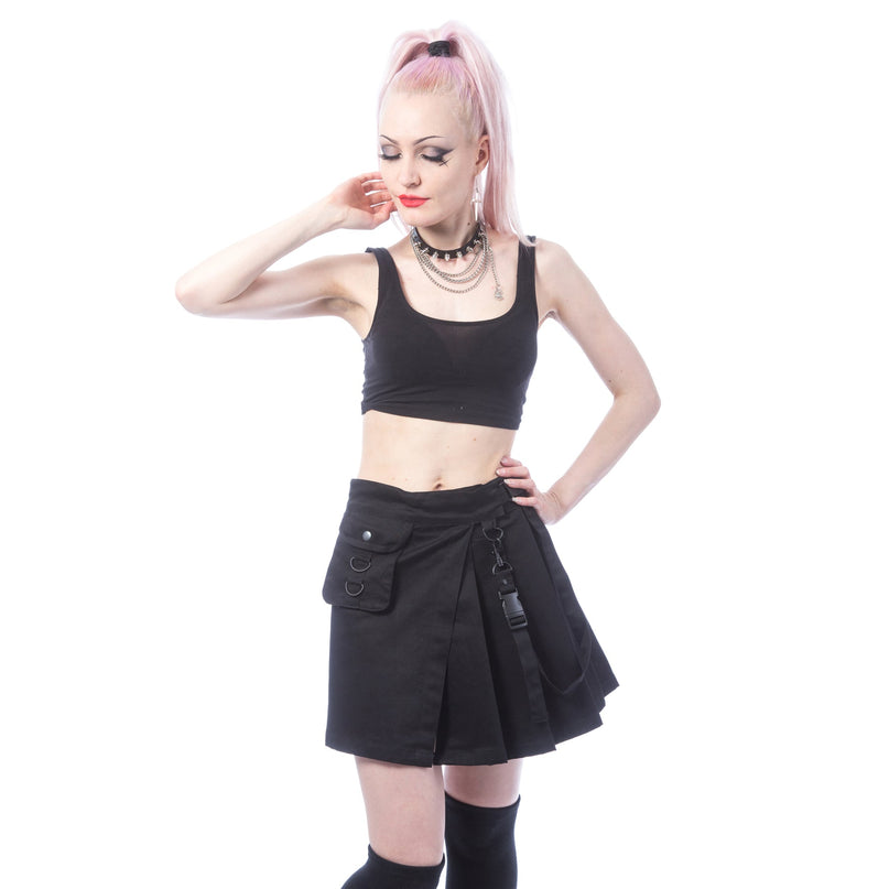 Chemical Black Infinity Skirt | Black