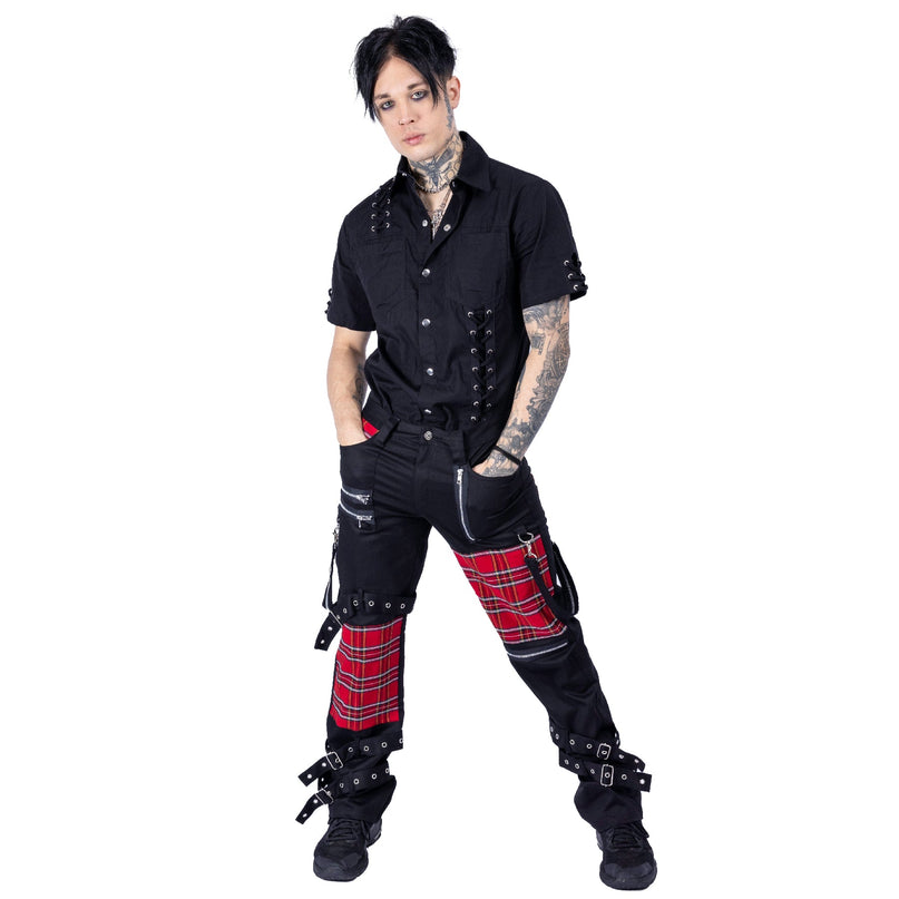 Chemical Black Athol Pants | Black / Red