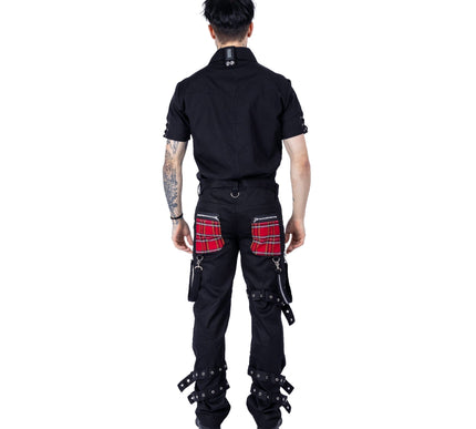 Chemical Black Athol Pants | Black / Red