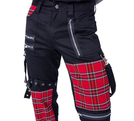 Chemical Black Athol Pants | Black / Red