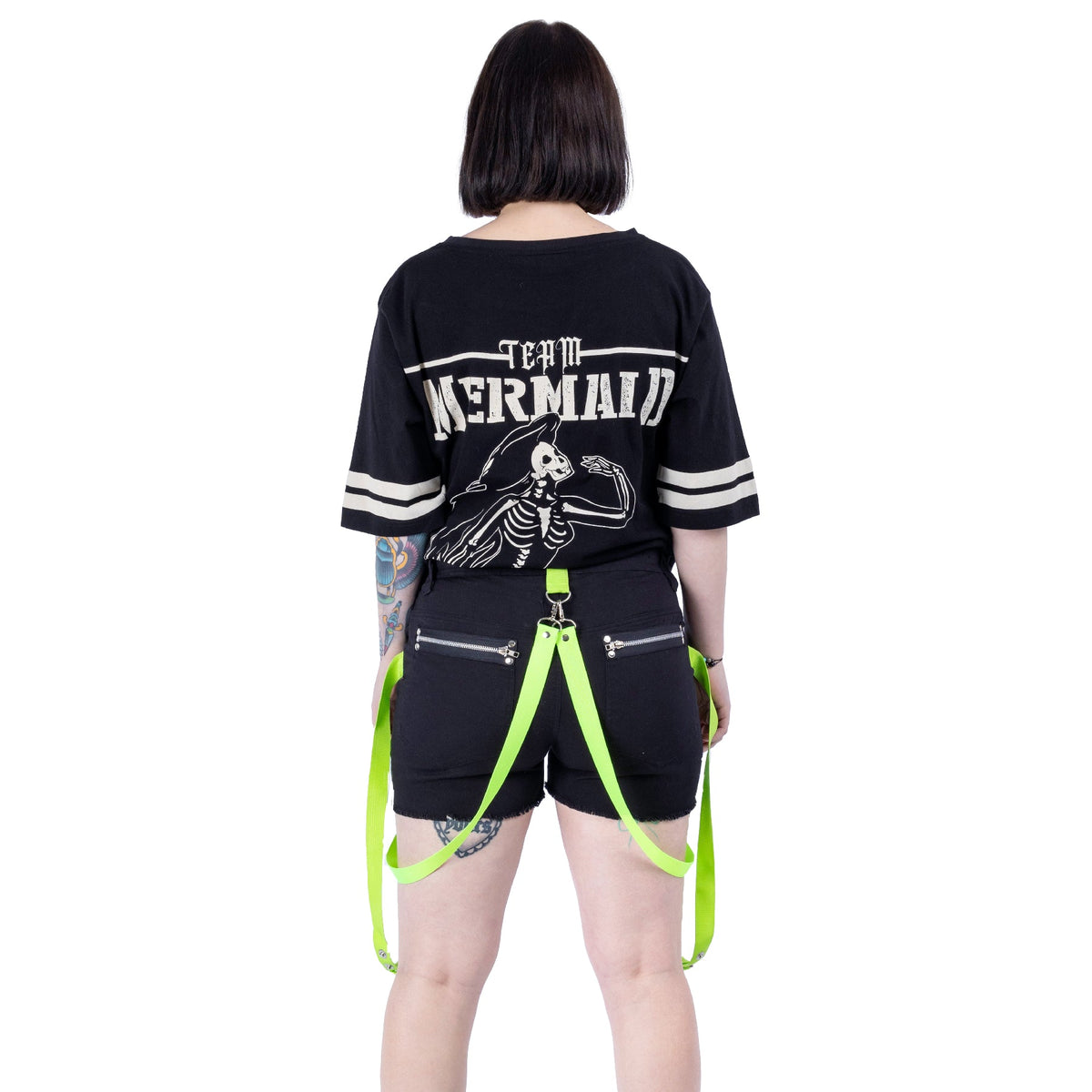 Poizen Industries Ismene Shorts | Black / Green